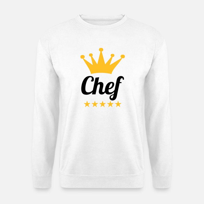Chef - Sweat-shirt Unisexe - blanc