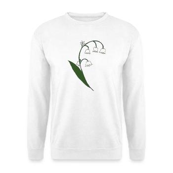 lily of the valley - Unisex Sweatshirt - white - Front