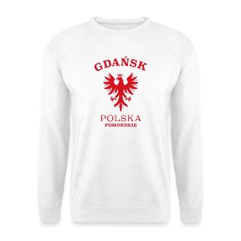 GDANSK Danzig Polen Polska Poland - Unisex Pullover - Weiß - Vorne