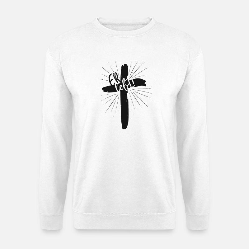 Er lebt - Unisex Pullover - Weiß