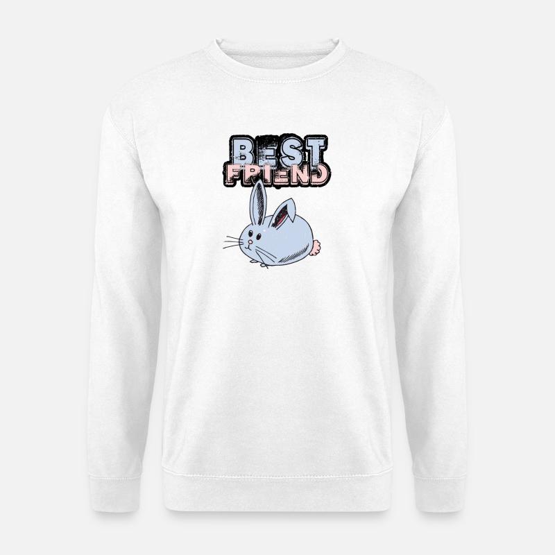 Best Friend Mouse - Unisex Pullover - Weiß