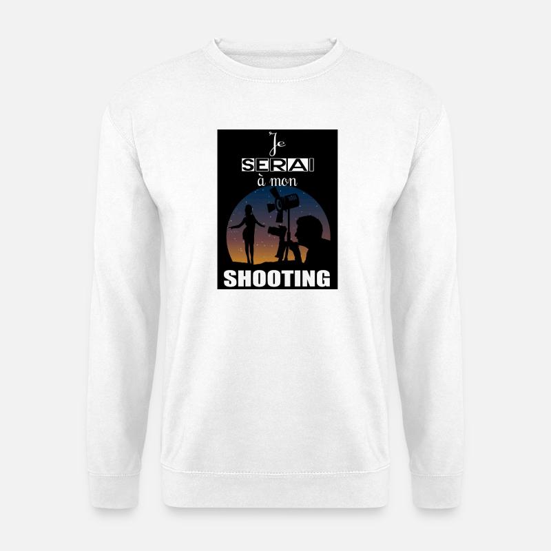 I'll be shooting - Unisex Sweatshirt - white