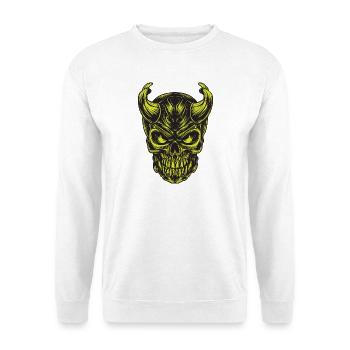 Crâne - Sweat-shirt Unisexe - blanc - Devant