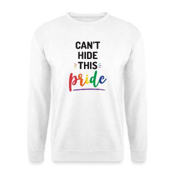 Pride Month - Ich kann diesen Stolz nicht verbergen - Unisex Pullover - Weiß - Vorne