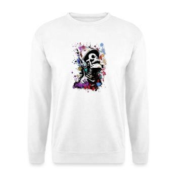 musik till death remake - Unisex Pullover - Weiß - Vorne