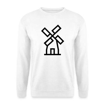 Windmill windmill air energy - Unisex Sweatshirt - white - Front