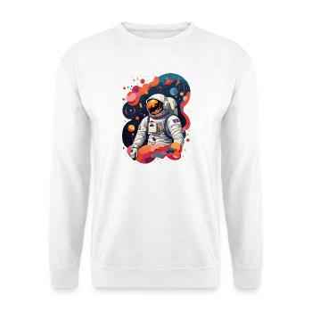 Astronaut - Unisex Pullover - Weiß - Vorne