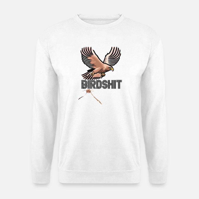 EAGLE BIRDSHIT - FARB-SCHEISSE - Unisex Pullover - Weiß