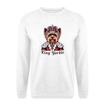 Yorkshire Terrier King - Unisex Sweatshirt - white - Front