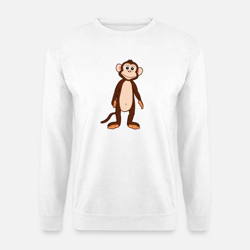 Monkey - Unisex Sweatshirt - white