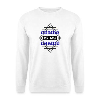 Cool Saying Développeur Coden Programmeur Code - Sweat-shirt Unisexe - blanc - Devant