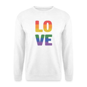 LGBT Pride Month - Liebe ist Liebe - Unisex Pullover - Weiß - Vorne