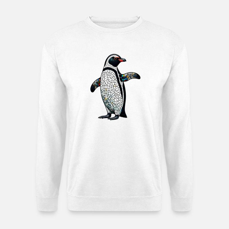 Pingouin - Sweat-shirt Unisexe - blanc