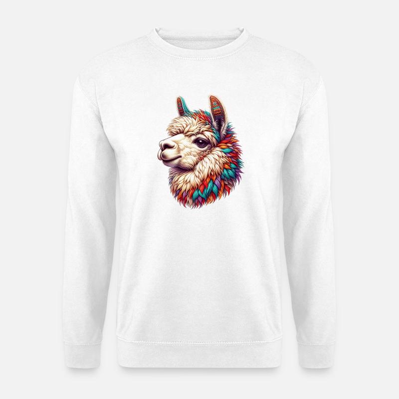 Alpaka - Unisex Pullover - Weiß