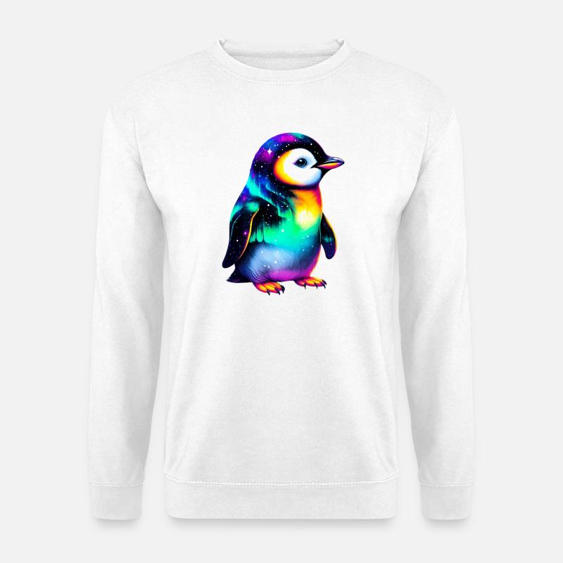 Pingouin - Sweat-shirt Unisexe - blanc