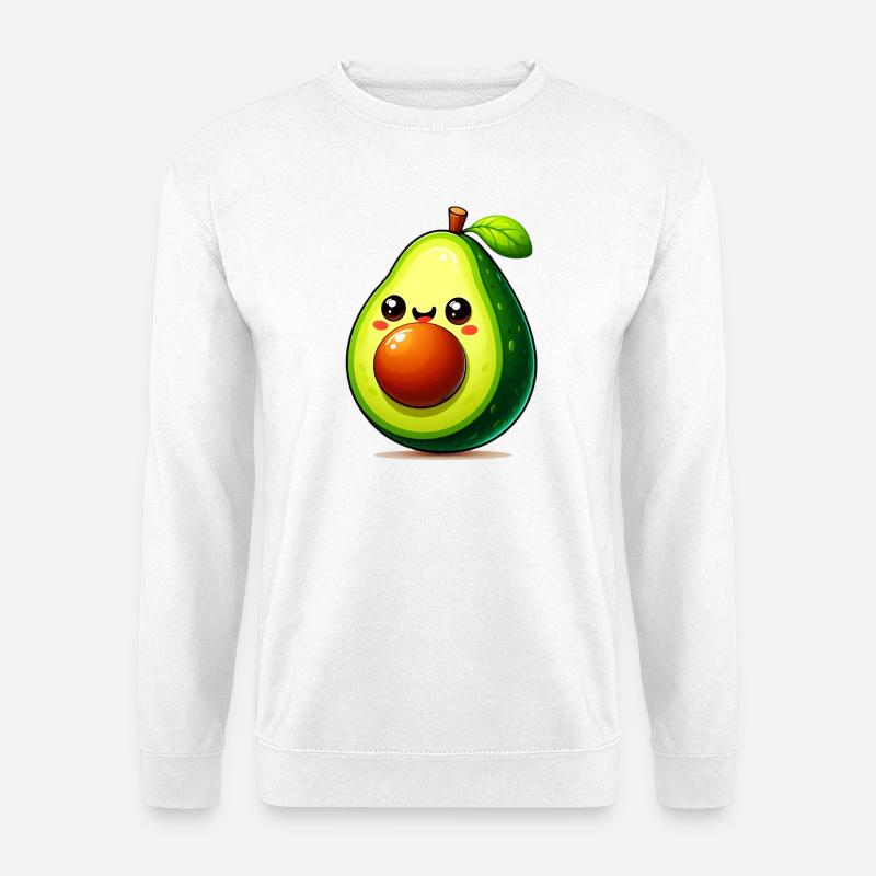Avocado - Unisex Pullover - Weiß
