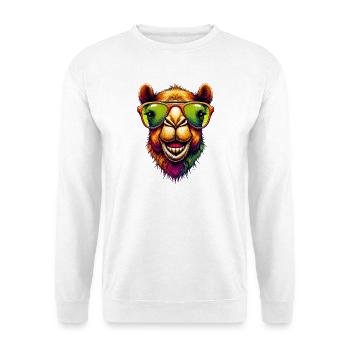 Chameau - Sweat-shirt Unisexe - blanc - Devant
