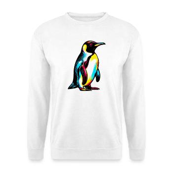 Penguin - Unisex Sweatshirt - white - Front