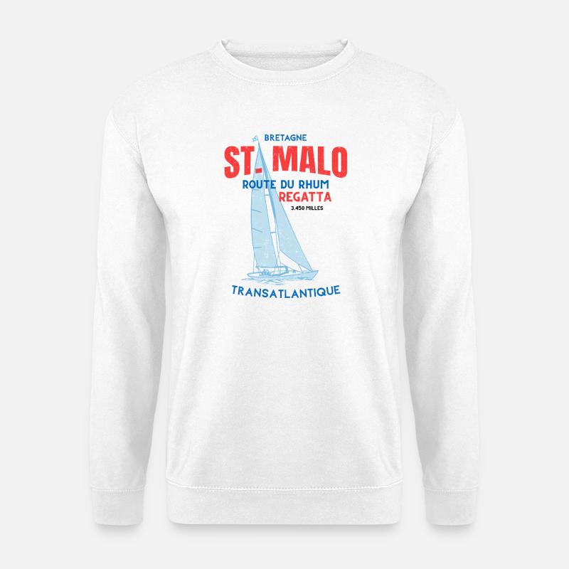 Route du Rhum - St. Malo Regatta - Unisex Pullover - Weiß