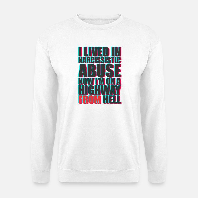 Bold Text Protest Message Design - Unisex Sweatshirt - white