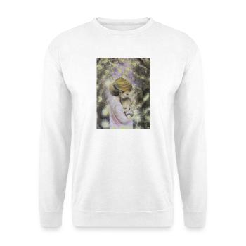 Ethereal Nighttime Mother and Child - Unisex Sweatshirt - white - Front