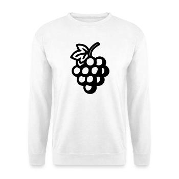 Grapes Grapes Symbol - Unisex Sweatshirt - white - Front