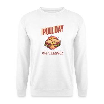 Sandwich Pull Day - Obtenez du style rétro râpé - Sweat-shirt Unisexe - blanc - Devant
