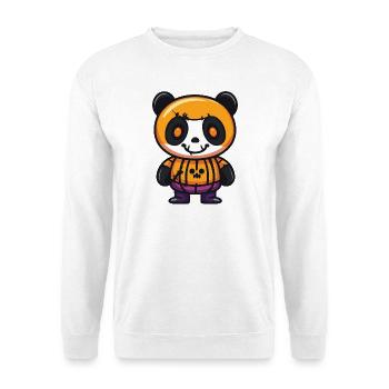 Panda Halloween Zombie - Unisex Pullover - Weiß - Vorne