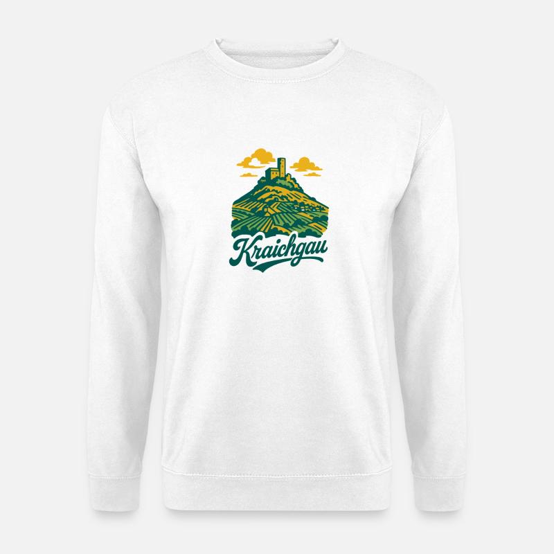 Steinsburg im Kraichgau - Unisex Pullover - Weiß