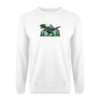 T-Rex Dinosaur Tyrannosaurus Rex - Unisex Sweatshirt - white - Front