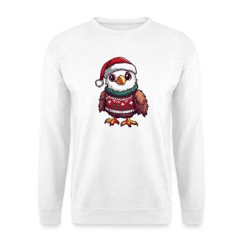 Adler Weihnachten - Unisex Pullover - Weiß - Vorne