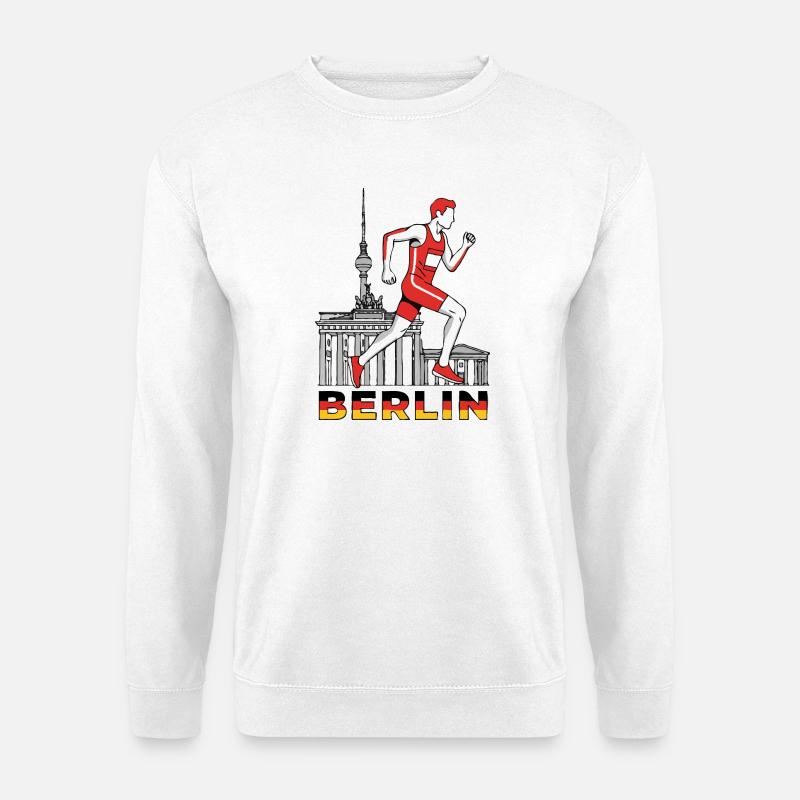 Berliner Läufer - Unisex Pullover - Weiß