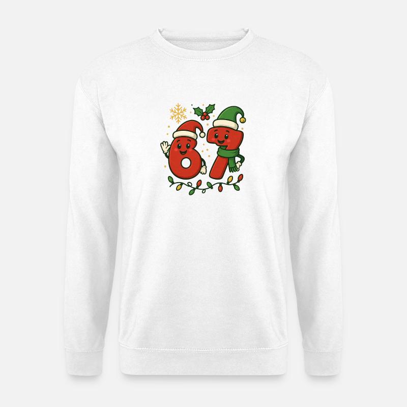 Merry Brainrot - Unisex Sweatshirt - white
