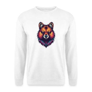 Colored Quokka Portrait - Unisex Sweatshirt - white - Front
