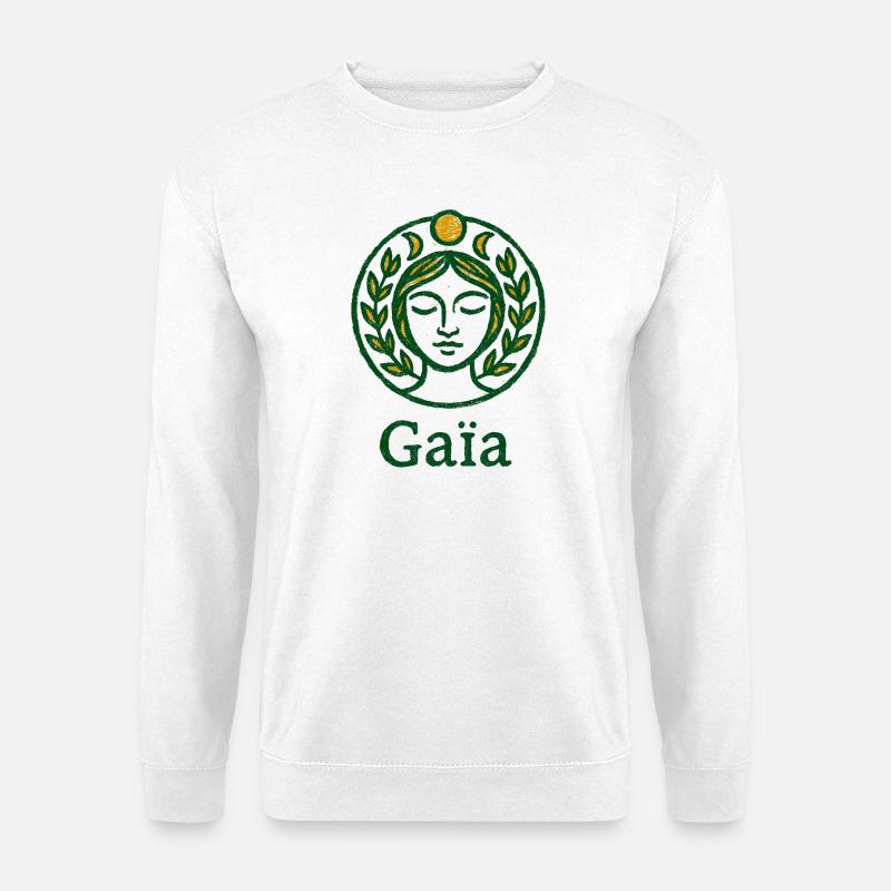 Gaia – Mutter Natur – Baum des Lebens - Unisex Pullover - Weiß