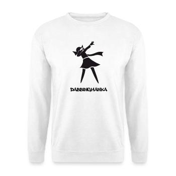 DABBING HANKA - Unisex Sweatshirt - white - Front