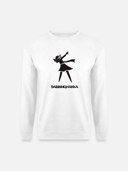 DABBING HANKA - Unisex Pullover - Weiß