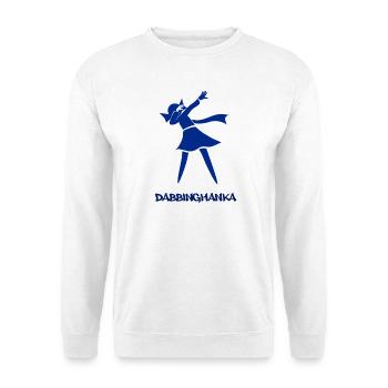 DABBING HANKA - Unisex Sweatshirt - white - Front