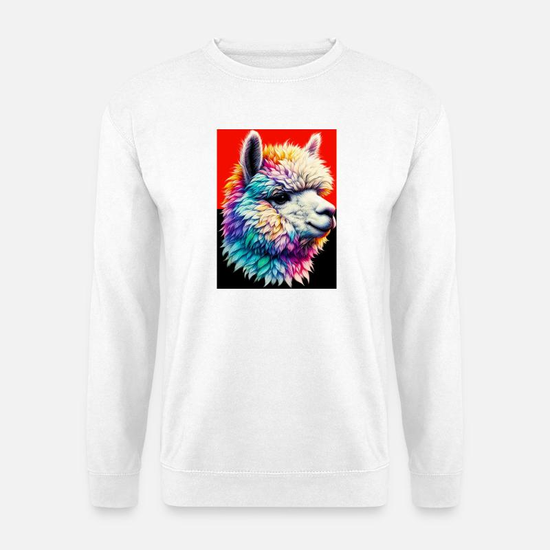 Alpaka - Unisex Pullover - Weiß