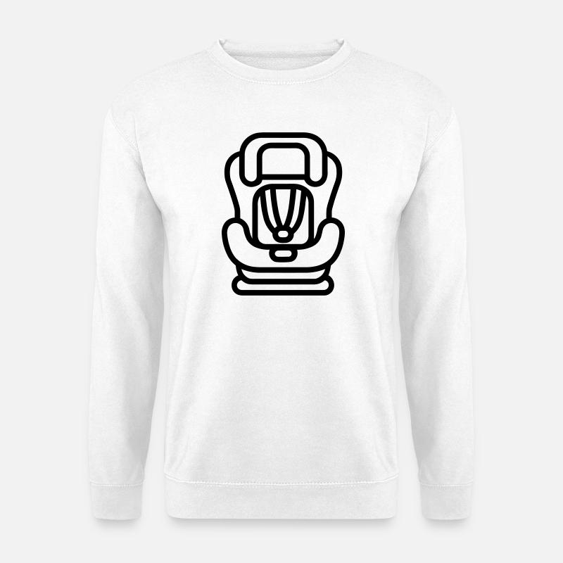 siège auto bébé - Unisex Sweatshirt - white