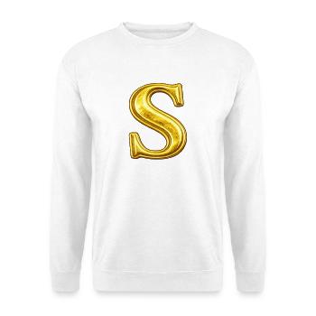 Ornement en or S - Sweat-shirt Unisexe - blanc - Devant
