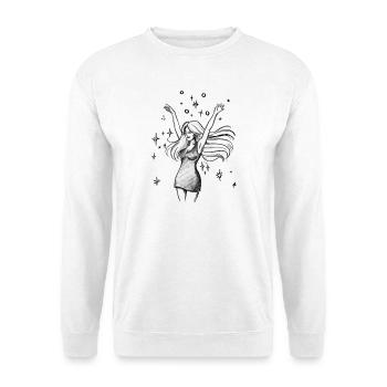 Autonomisation de la femme dansante - Illustration - Sweat-shirt Unisexe - blanc - Devant