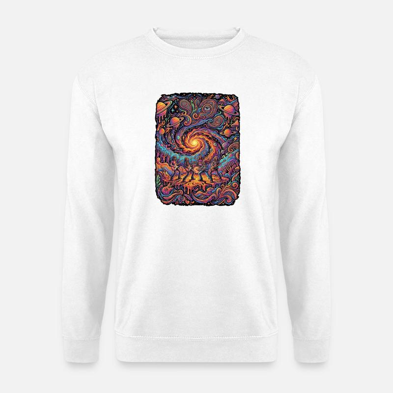 Psychedelic Rock Free Mind - Unisex Sweatshirt - white