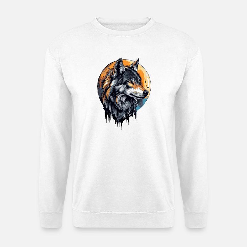 Wolf Moon - Unisex Sweatshirt - white