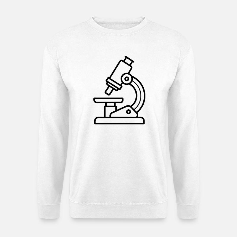 Microscope - Sweat-shirt Unisexe - blanc