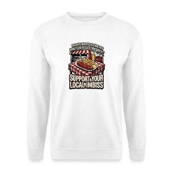 Kulinarischer Arbeiter - Unisex Pullover - Weiß - Vorne