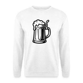 Bière Beer Symbol Beer - Sweat-shirt Unisexe - blanc - Devant