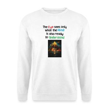 The_Eye - Unisex Sweatshirt - white - Front
