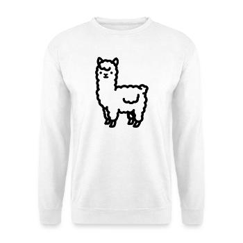 Alpaca - Unisex Sweatshirt - white - Front