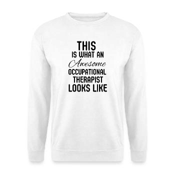 Don de thérapie pédiatrique pour ergothérapeute - Sweat-shirt Unisexe - blanc - Devant